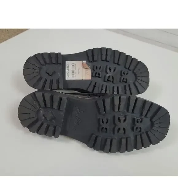 SAM EDELMAN LAURS PLATFORM LOAFERS IN BLACK PATENT LEATHER, SZ 6 - Picture 12 of 16